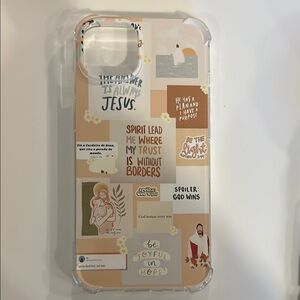 Inspirational Quote Phone Case - Tan
